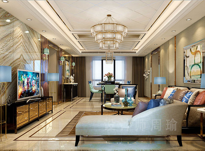 外国黄片男操女世纪江尚三室两厅168平装修设计效果欣赏
